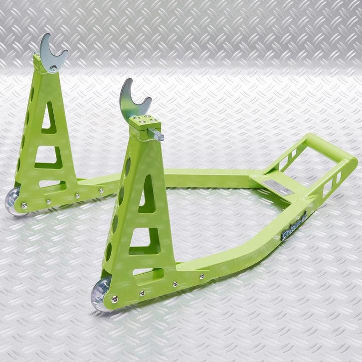 Datona MotoGP Paddockstand achterwiel - Kawasaki groen -, Motoren, Onderdelen | Merk-onafhankelijk, Nieuw, Ophalen of Verzenden