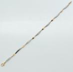 Tennis armband - 14 karaat Geel goud, Witgoud - 0.54ct. tw., Sieraden, Tassen en Uiterlijk, Antieke sieraden