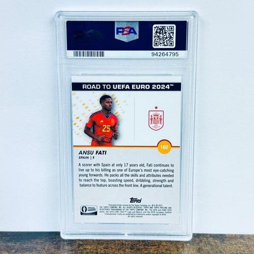 2023 Topps Road to UEFA Euro 2024 Ansu Fati #162 Blue /75, Verzamelen, Stickers