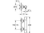 GROHE Grohtherm 800 Cosmopolitan Thermostatische Douchekraan, Verzenden, Zo goed als nieuw
