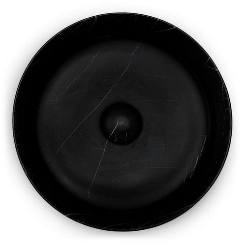 Waskom Riho Marmic Rond 34,6x34,6x11,4 cm Mat Zwart Marmer, Doe-het-zelf en Verbouw, Sanitair, Ophalen of Verzenden