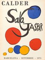 Alexander Calder - Sala Gaspar - Original Lithographic Print, Antiek en Kunst, Kunst | Tekeningen en Foto's