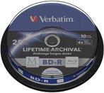 Verbatim | BD-R | M-DISC | Printable | 25 GB | 10 Stuks, Computers en Software, Beschrijfbare discs, Verzenden, Nieuw