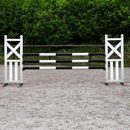 Hindernis Met Trainingsvleugels - Zwart, Dieren en Toebehoren, Paarden en Pony's | Overige Paardenspullen, Springen, Nieuw, Verzenden