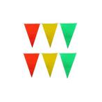 Vlaggenlijnen geel/rood/groen 10 meter - Vlaggenlijnen, Hobby en Vrije tijd, Feestartikelen, Nieuw, Ophalen of Verzenden