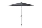 Platinum Riva stokparasol 2,7 m. rond - Antraciet, Tuin en Terras, Parasols, Verzenden, Nieuw, Stokparasol, Kantelbaar