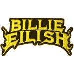 Billie Eilish - Yellow Flame - patch officiële merchandise, Verzamelen, Muziek, Artiesten en Beroemdheden, Nieuw, Ophalen of Verzenden