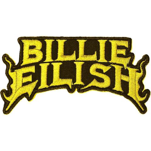 Billie Eilish - Yellow Flame - patch officiële merchandise, Verzamelen, Muziek, Artiesten en Beroemdheden, Kleding, Nieuw, Ophalen of Verzenden