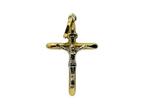 Zonder Minimumprijs - Crucifix hanger - 18 karaat Geel goud,