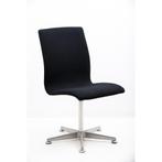 Fritz Hansen Oxford design stoel zwart stof gebruikt, Stof, Gebruikt, Ophalen of Verzenden, Zwart