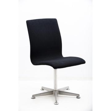 Fritz Hansen Oxford design stoel zwart stof gebruikt