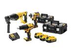 Veiling - DeWalt combiset DCK372M3T 7-delig, Doe-het-zelf en Verbouw, Gereedschap | Boormachines, Nieuw