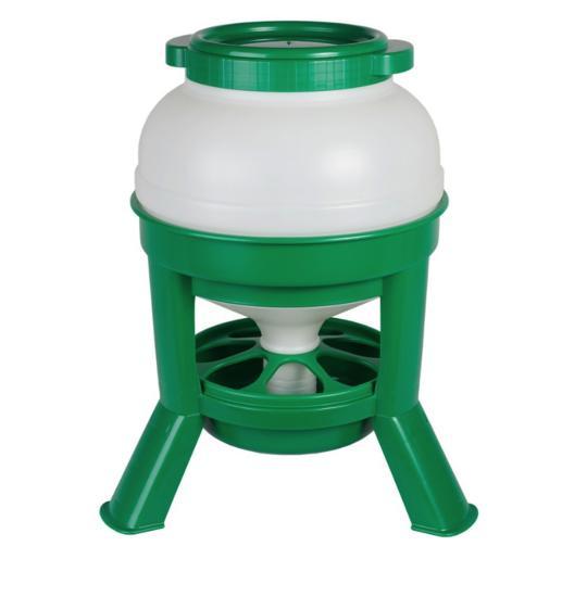 Voersilo 20 L Groen, Dieren en Toebehoren, Pluimvee | Toebehoren, Nieuw, Verzenden