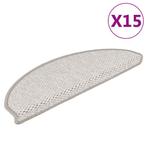 vidaXL Trapmatten zelfklevend 15 st sisal-look 65x21x4 cm, Doe-het-zelf en Verbouw, Verzenden, Nieuw