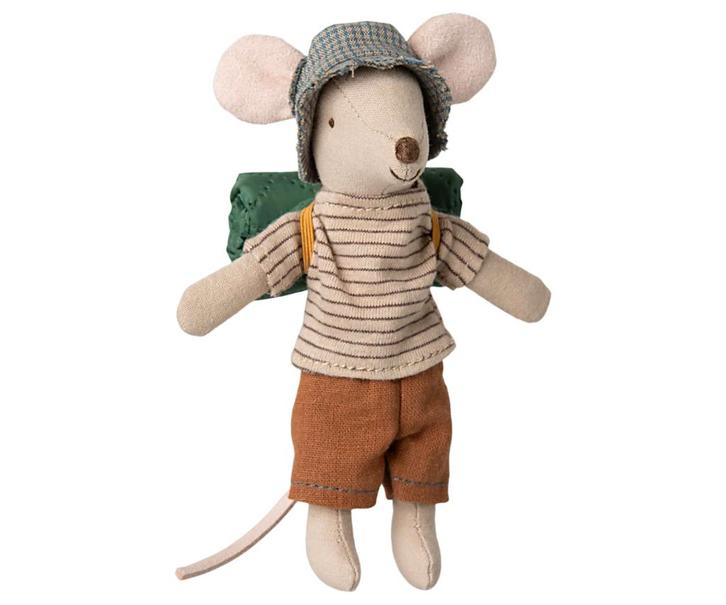Maileg - Hiker mouse Big Brother (grote broer) (13 cm), Kinderen en Baby's, Speelgoed | Overig