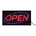 Horeca LED bord | Open | Rood/blauw | 24x48x2cm, Verzenden, Nieuw in verpakking