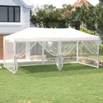 vidaXL Partytent inklapbaar met zijwanden 3x6 m wit, Verzenden, Nieuw, Partytent