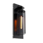 Moderne wandlamp zwart draad - Balenco Wazo, Nieuw, Overige materialen, Modern