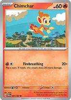 Chimchar 031/167 reverse holo Twilight Masquerade, Hobby en Vrije tijd, Ophalen of Verzenden, Nieuw, Losse kaart, Foil