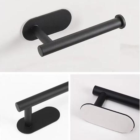 Wandgemonteerde Toiletrolhouder van RVS Zonder Boren, Huis en Inrichting, Badkamer | Badkamermeubels, Nieuw, Verzenden