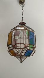 Plafondlamp - Glas, Messing, Antiek en Kunst
