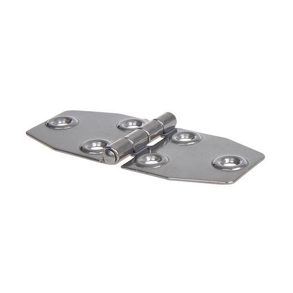 Scharnier 104x45mm RVS 6 gaats, Watersport en Boten, Bootonderdelen, Nieuw, Ophalen of Verzenden