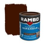 Rambo Pantserbeits Deur & Kozijn Dekkend Kastanjebruin 2.25L, Bruin, Verzenden, Nieuw, Beits