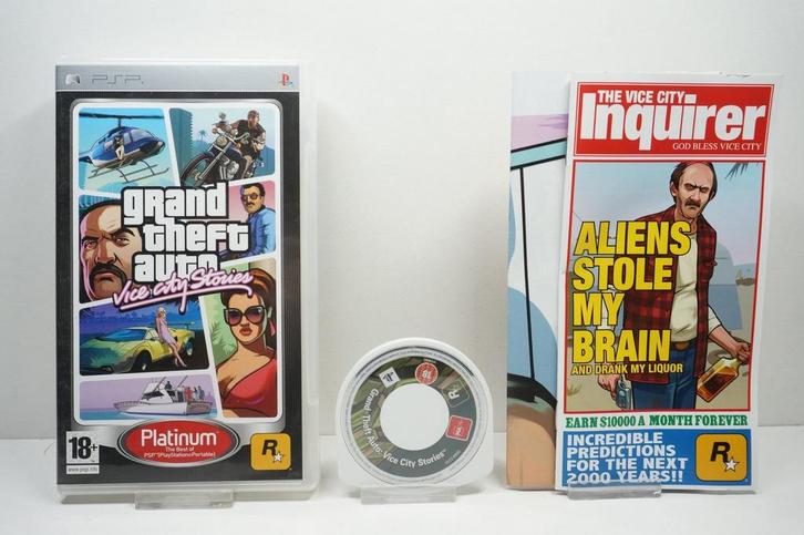 Grand Theft Auto: Vice City Stories Morgen in huis! (PSP), Spelcomputers en Games, Games | Sony PlayStation Portable, Zo goed als nieuw