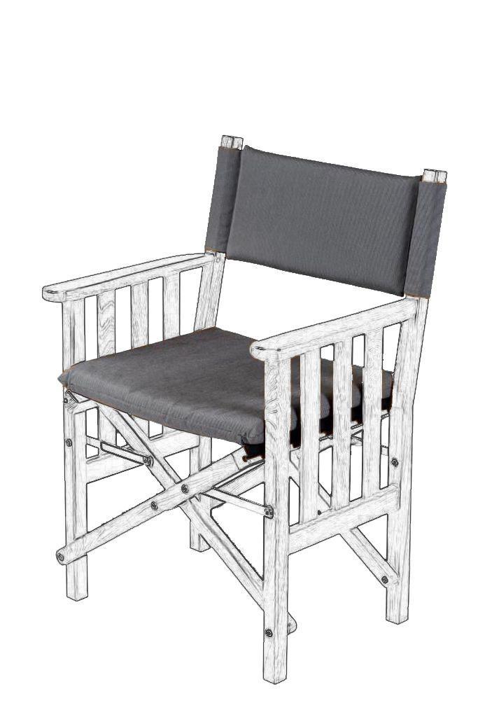 Kussens Forza Regisseursstoel II, Watersport en Boten, Bootonderdelen, Nieuw, Zeilboot of Motorboot, Ophalen of Verzenden