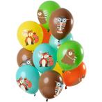 Bosdieren Ballonnen 30cm 12st, Hobby en Vrije tijd, Nieuw, Verzenden