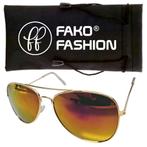 Fako Fashion® - Pilotenbril - Piloot Zonnebril - Heren, Sieraden, Tassen en Uiterlijk, Zonnebrillen en Brillen | Dames, Nieuw