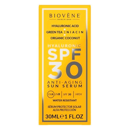 Biovène Hyaluronic SPF30 Anti-Aging Sun Serum, Sieraden, Tassen en Uiterlijk, Uiterlijk | Gezichtsverzorging, Nieuw, Verzenden