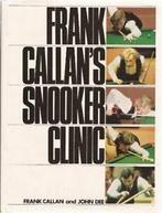 Frank Callans Snooker Clinic By Frank Callan, John Dee, Boeken, Verzenden, Zo goed als nieuw, Frank Callan, John Dee