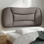 vidaXL Hoofdbordkussen Hvar 80 cm stof taupe, Huis en Inrichting, Slaapkamer | Bedden, Verzenden, Nieuw, Stof