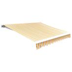 Luifeldoek oranje & wit - Tweedekansje - 40% eraf!, Tuin en Terras, Zonneschermen, 450 cm of meer, Nieuw, Ophalen of Verzenden