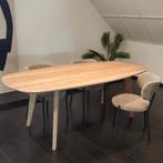 Mooddi Eettafel Trapani Deens Ovaal met Staande Poten, 100 tot 150 cm, Verzenden, Eikenhout, Nieuw