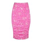 Elisabetta Franchi • roze kokerrok • 34 (IT40), Nieuw, Roze, Maat 34 (XS) of kleiner, Elisabetta Franchi