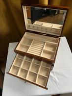 Boite a Bijoux - 4 Niveaux - Sieradendoos - Hout - spiegel, Antiek en Kunst