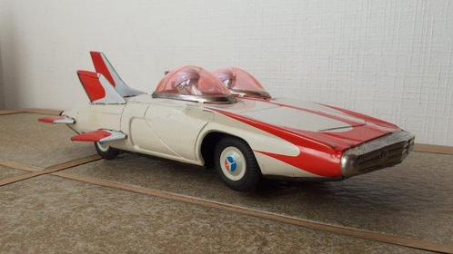 Alps - Blikken speelgoed - Futuristic Space Firebird III, Antiek en Kunst, Antiek | Speelgoed