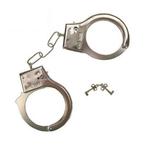 Carnaval  boeven handboeien volwassenen - Politie accessoi.., Ophalen of Verzenden, Nieuw