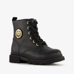 TwoDay leren meisjes veterboots zwart met smiley maat 30, Verzenden, Nieuw