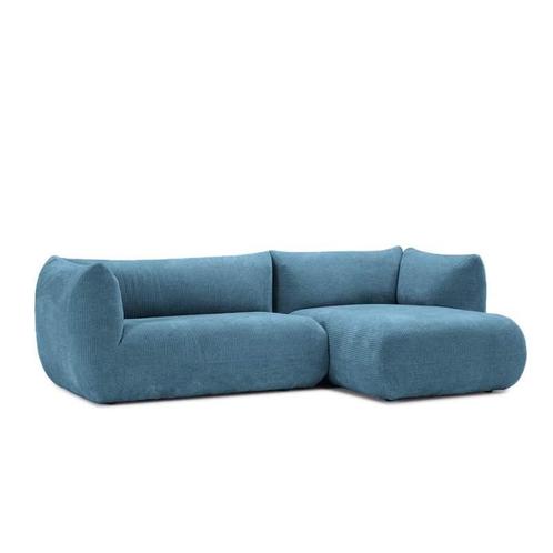 Loungebank Veendam - loungebanken - Blauw, Huis en Inrichting, Banken | Sofa's en Chaises Longues, Nieuw, Stof