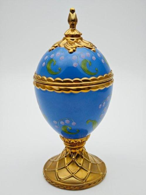 Fabergé ei - Fabergé Huis Lelietje-van-dalen MuziekEi -, Antiek en Kunst, Curiosa en Brocante