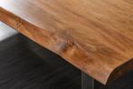 Eettafel MAMMUT 240cm tafelblad 60mm acaciahout, Ophalen of Verzenden, Nieuw