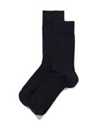 HEMA Herensokken wol - 2 paar donkerblauw, Verzenden, Nieuw