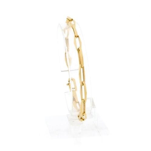 Gouden closed for ever armband | 20 cm, Sieraden, Tassen en Uiterlijk, Armbanden, Overige kleuren, Gebruikt, Goud, Ophalen of Verzenden
