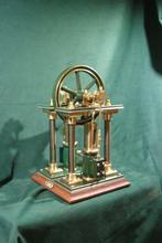 Stoommachine - gelakt messing, Beuken - 2025 - Grote