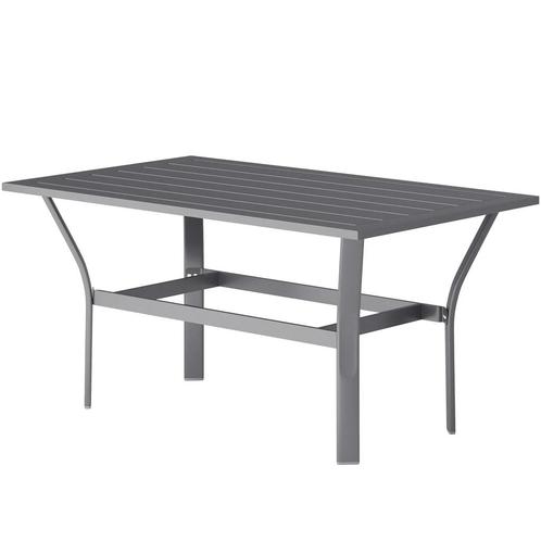 TRUUSK Bijzettafel Metaal Balkontafel Met Lamellenontwerp We, Tuin en Terras, Overige Tuin en Terras, Nieuw, Verzenden