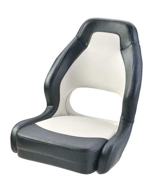 VETUS Stuurstoel Driver zwart/wit bij BOOTSTOELEN.NL, Watersport en Boten, Accessoires en Onderhoud, Interieur en Kussens, Nieuw