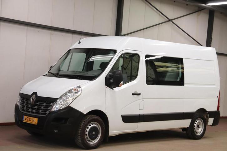 Renault Master T35 2.3 dCi L2H2 DUBBEL CABINE TREKHAAK, Auto's, Bestelauto's, Dealer onderhouden, Onderhoudsboekje, Handgeschakeld
